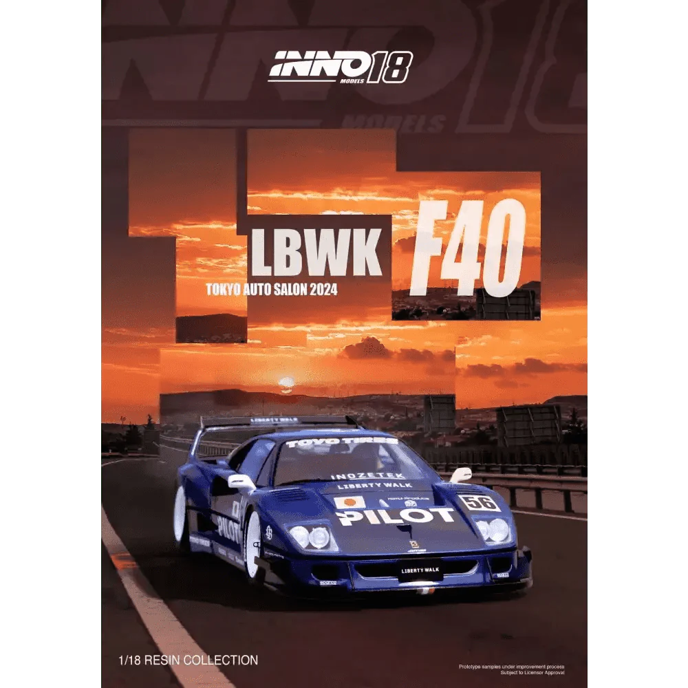 INNO64 1:18 LBWK F40 Tokyo Auto Salon 2024