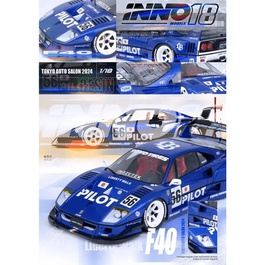 INNO64 1:18 LBWK F40 Tokyo Auto Salon 2024