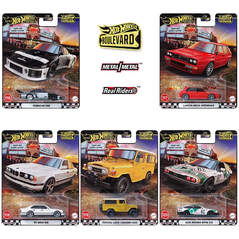 (Preorder) Hot Wheels Boulevard Mix 1 2025 #116-120