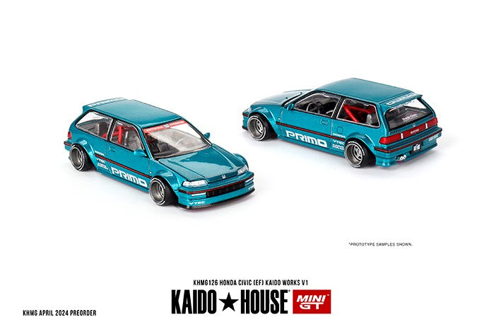 Kaido House x Mini GT 1:64 Honda Civic (EF) Kaido Works V1