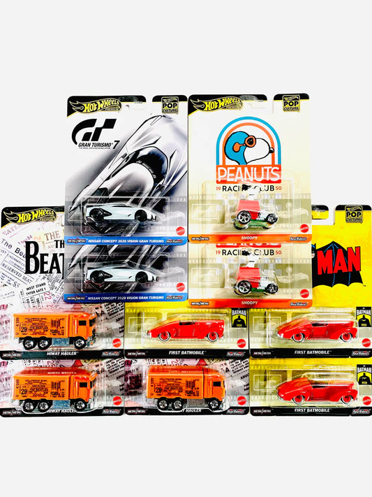 Hot Wheels Premium Pop Culture B Assortment Set