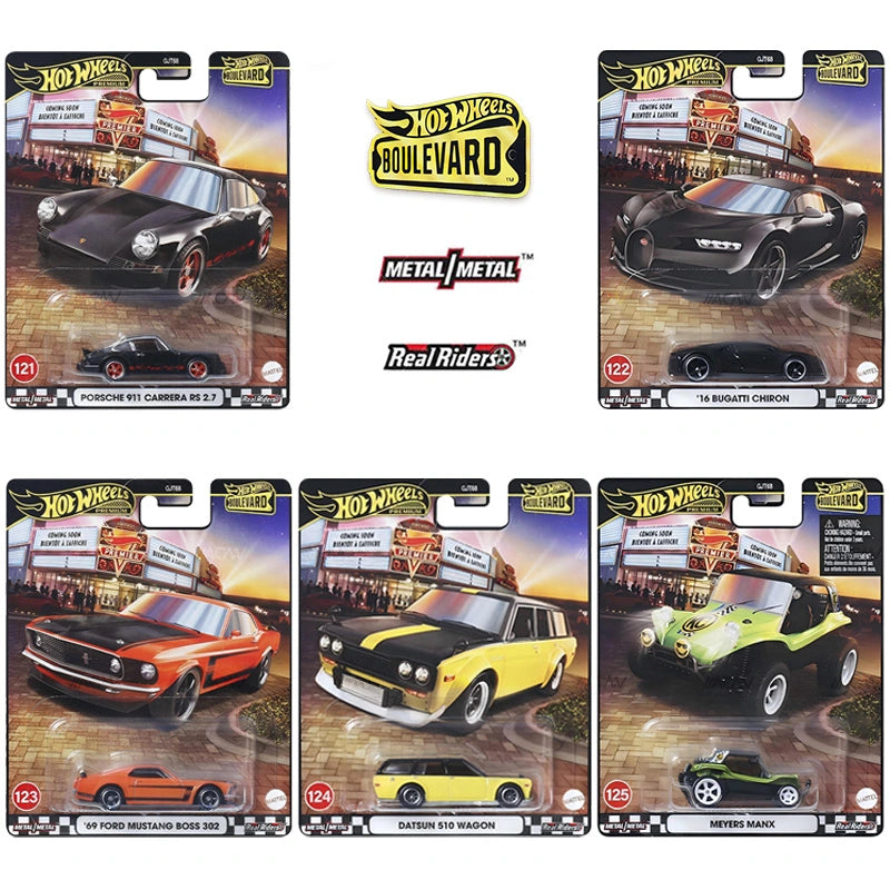 (Preorder) Hot Wheels Boulevard Mix 2 2025 #121-125