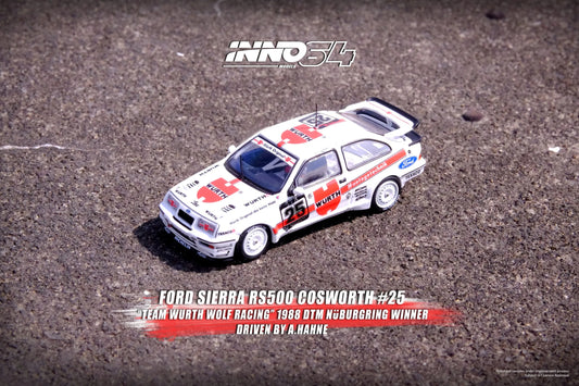 INNO64 1:64 Ford Sierra RS500 Cosworth #25 "Team Wurth Wolf Racing" DTM Nurburgring Winner