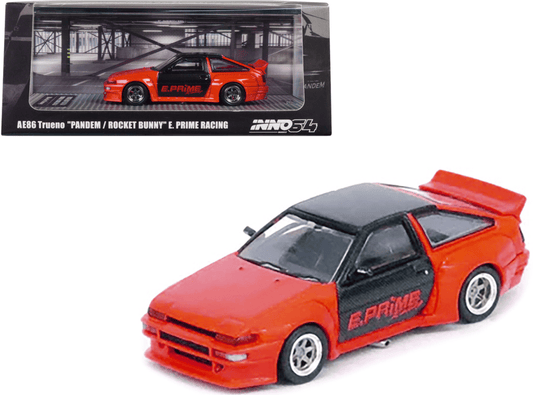 INNO64 1:64 Toyota Corolla AE86 Trueno "Pandem/Rocket Bunny" E. Prime Racing