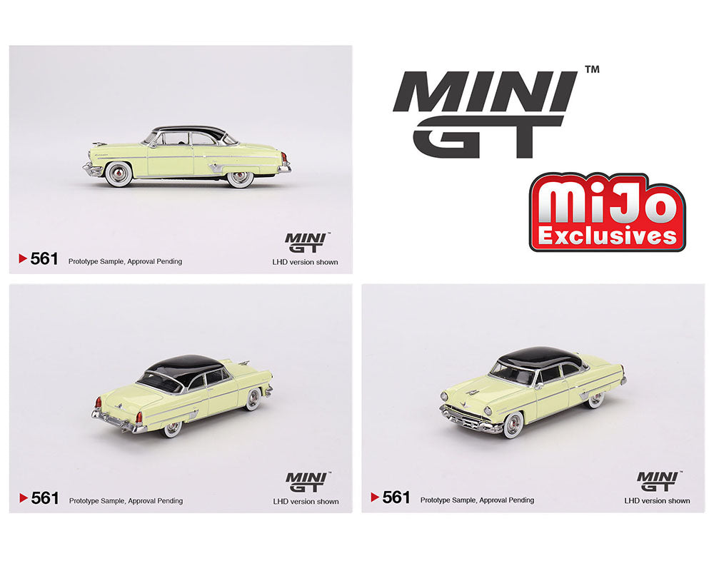 Mini GT 1:64 Lincoln Capri 1954 – Premier Yellow – Mijo Exclusives