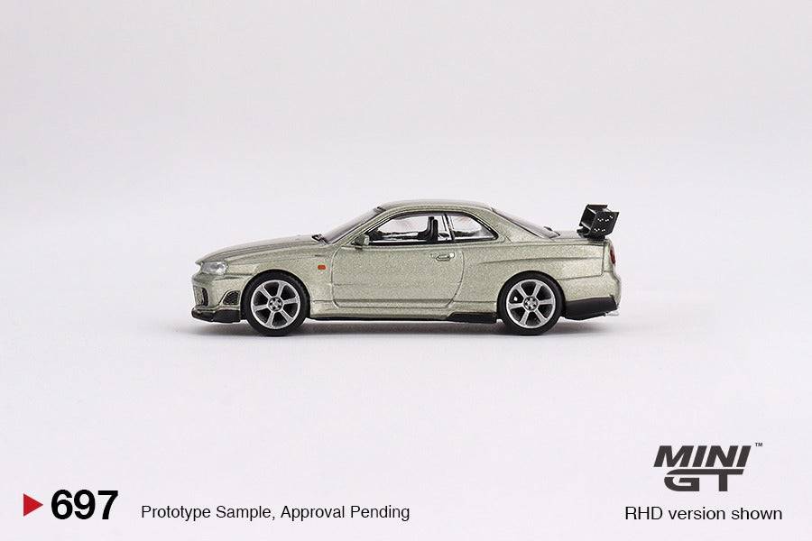 Mini GT Nissan Skyline GT-R (R34) Tommykaira R-z Millenium Jade