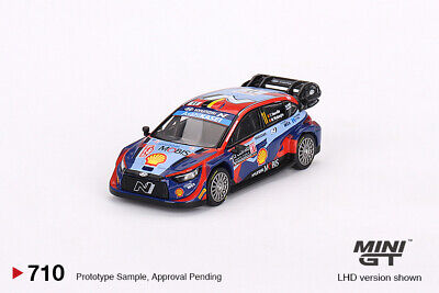 (Preorder) Mini GT 1:64 Hyundai i20 N Rally1 2023 Rally Monte Carlo 3rd Place