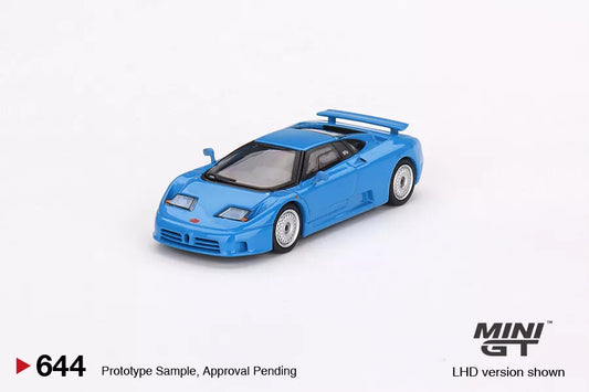 Mini GT 1:64 Bugatti EB110 GT Blu Bugatti