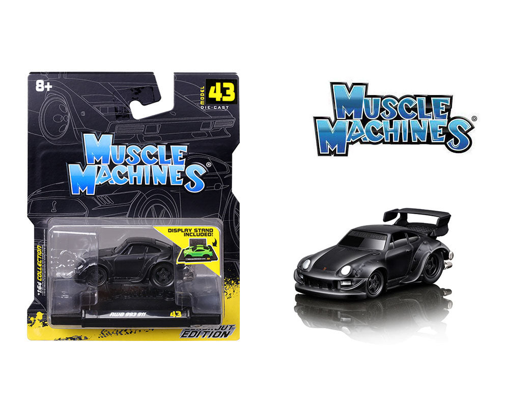 Muscle Machines 1:64 RWB 993 911 – Blackout Edition – Series 8 #43