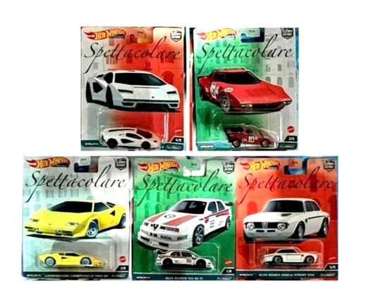 Hot Wheels 1:64 Car Cultures 2023 B Case Spettacolare Assortment Set of 5