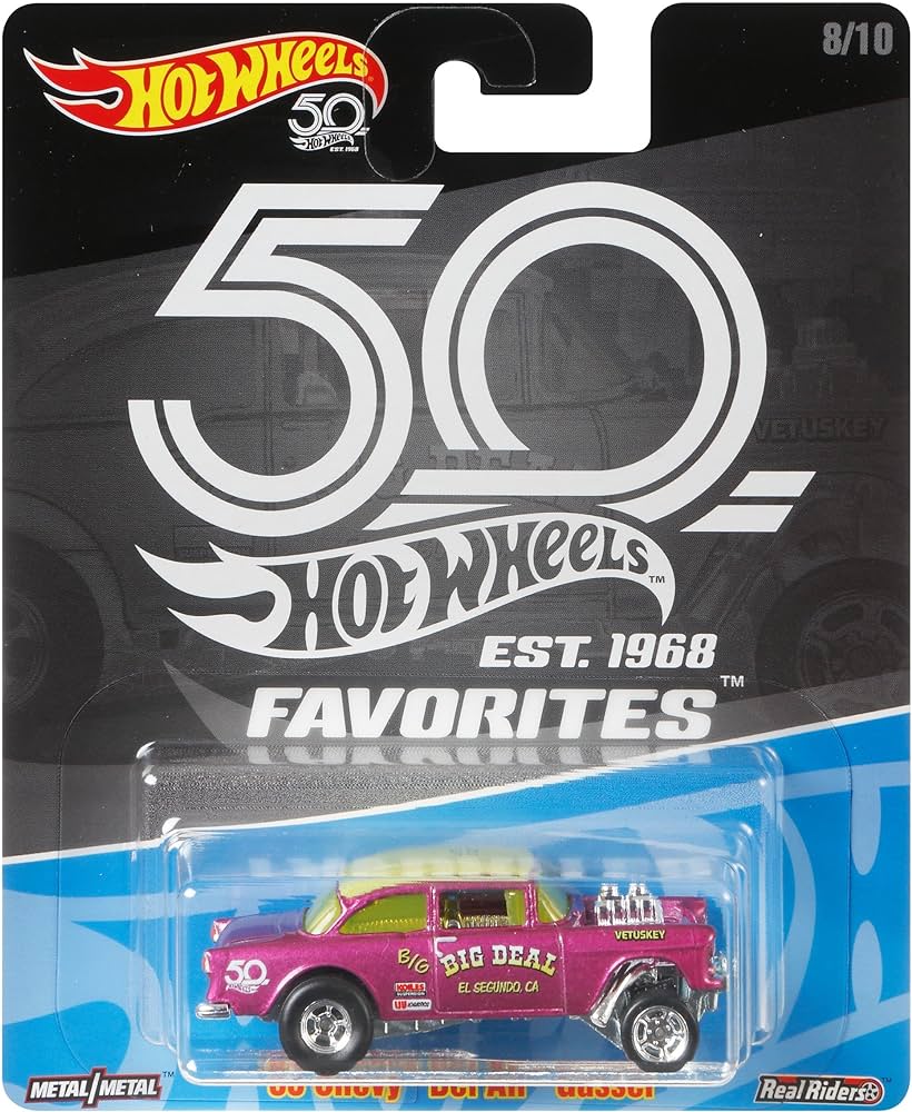 Hot Wheels 50th Favorites '55 Chevy Bel Air Gasser #8/10