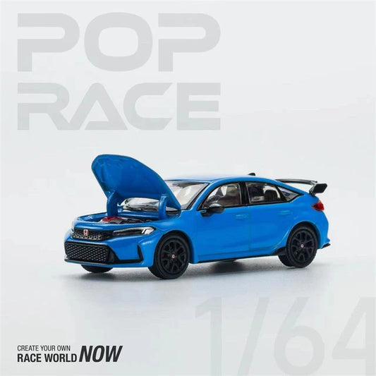 Pop Race 1:64 Honda Civic Type-R (FL5) Boost Blue Pearl