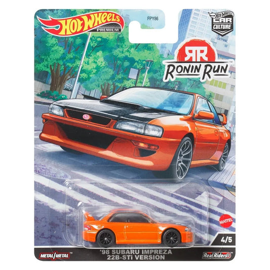 Hot Wheels Car Culture Ronin Run '98 Subaru Impreza 22B STi Version