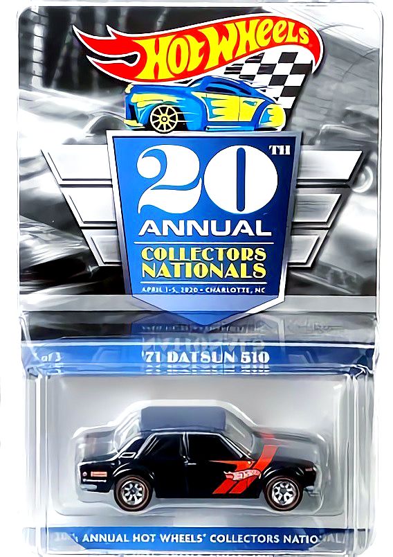 Hot Wheels 20th Annual Collectors Nationals '71 Datsun 510