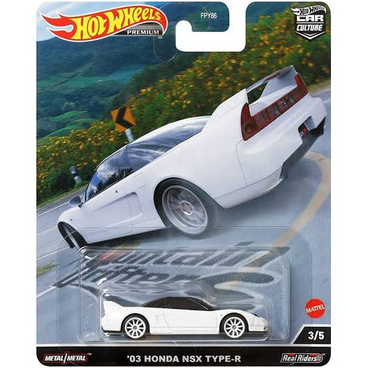 Hot Wheels 1:64 Car Culture Mountain Drifters ‘03 Honda NSX Type-R Single