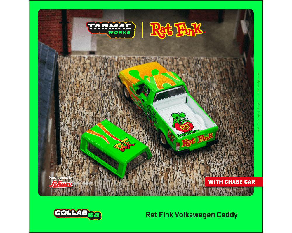 Tarmac Works 1:64 Schuco Volkswagen Caddy Rat Fink