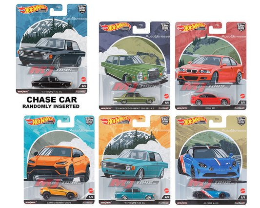 Hot Wheels 1:64 Car Culture P Case 2022 Auto Strasse Assortment Set