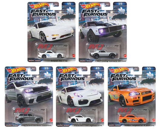 Hot Wheels 1:64 Fast & Furious Premium 2023 A Assortment